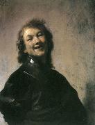 REMBRANDT Harmenszoon van Rijn Rembrandt laughing painting